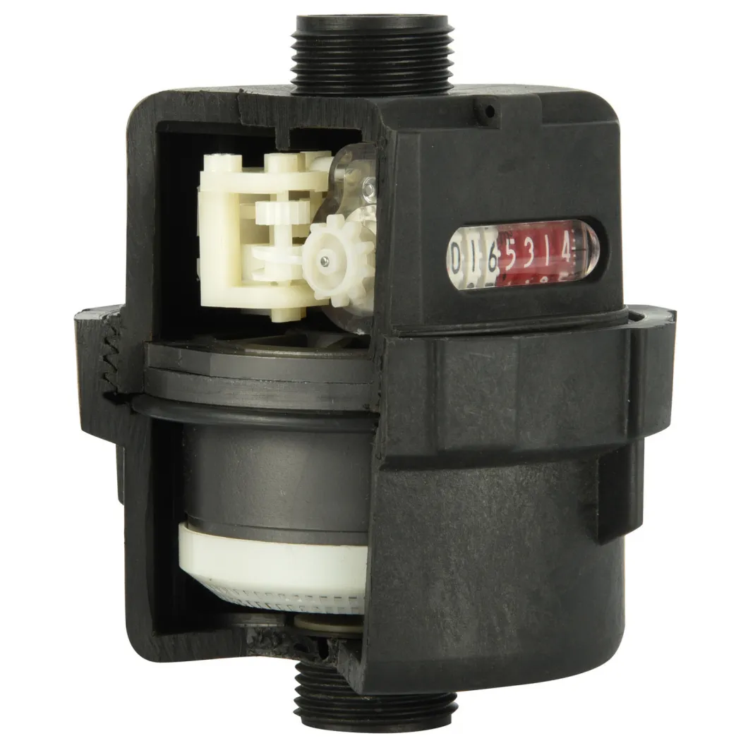 Plastic Volumetric Rotary Pistion Water Meter Class C